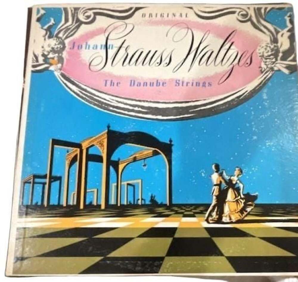 Original Johann Strauss Waltzes by The Danube Strings Vinyl LP Record